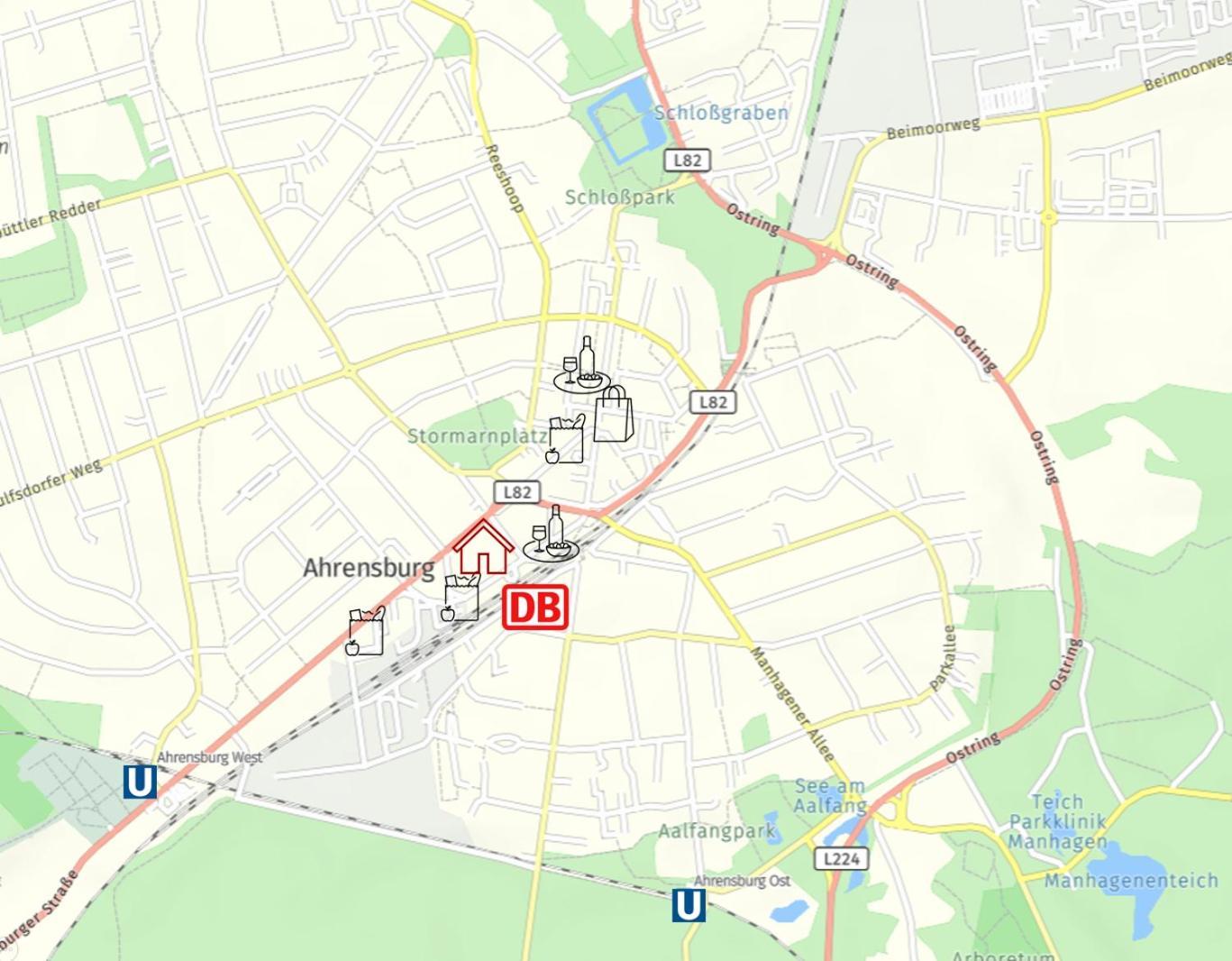 Have-A-Nice-Stay - Nahe Bahnhof - 20 Minuten Nach Hamburg - Trotzdem Ruhig Gelegen - 6 Minuten Zu Fuss Ins Zentrum Ahrensburg - Modern Eingerichtet Ngoại thất bức ảnh